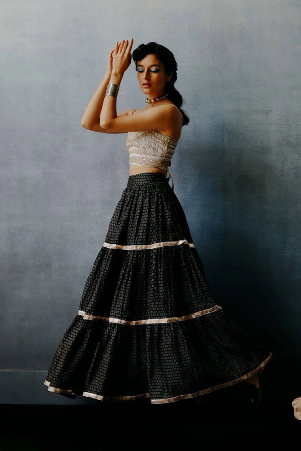 Neel Bustier Skirt Set