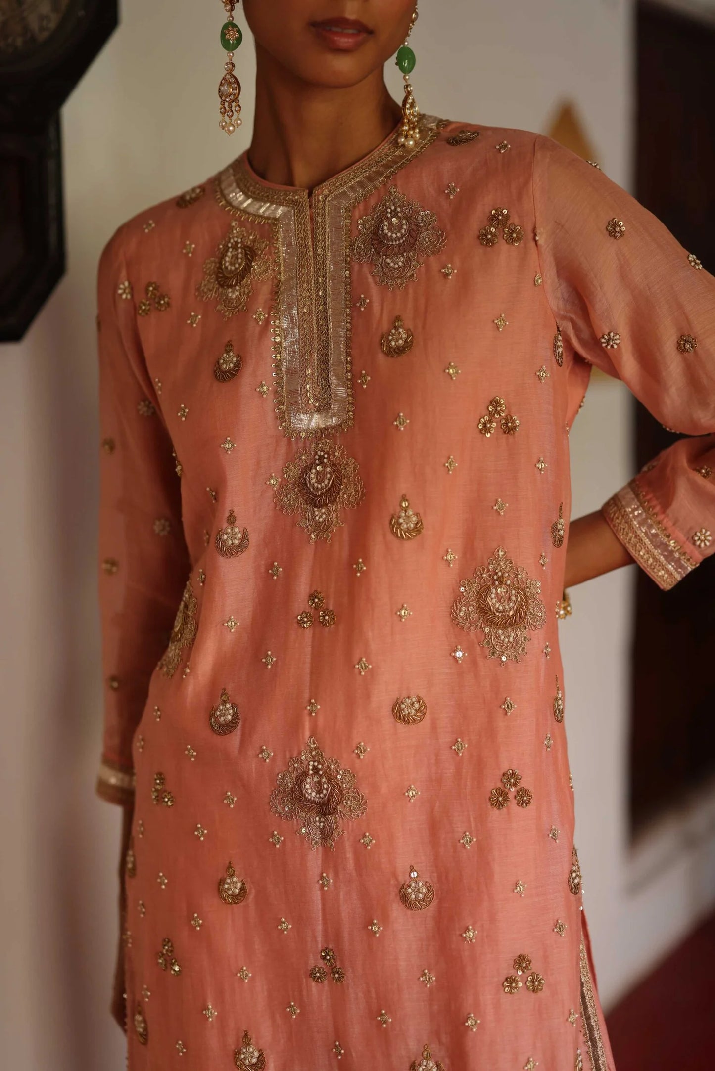 Halfmoon kurta set