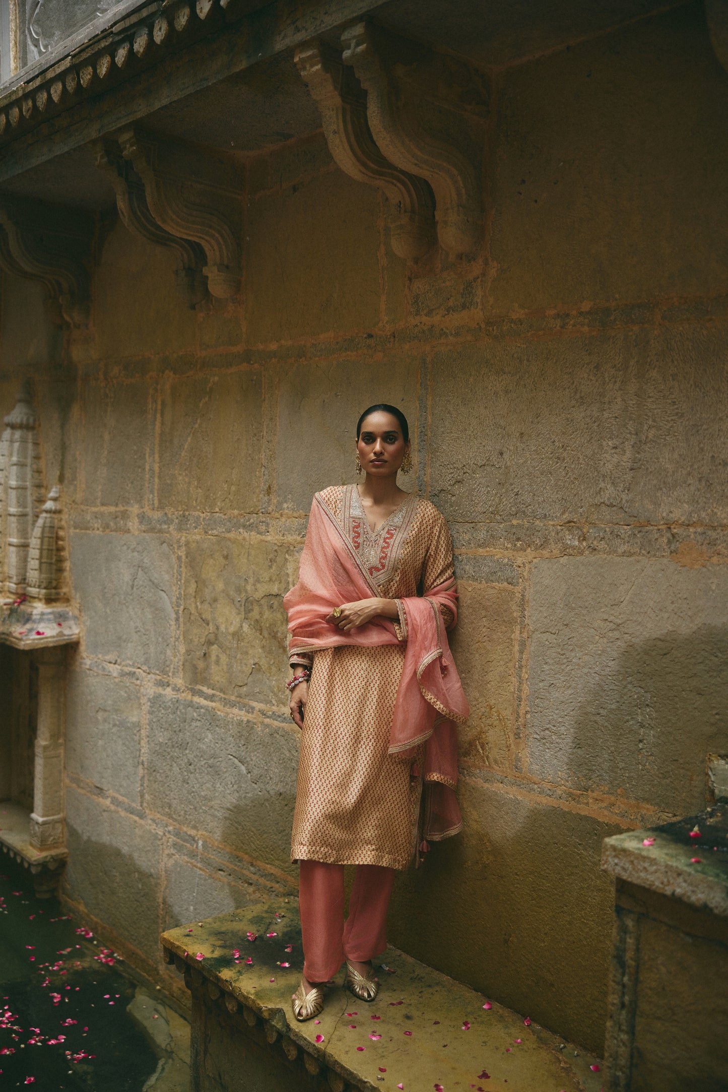 Bagru Long Kurta Set