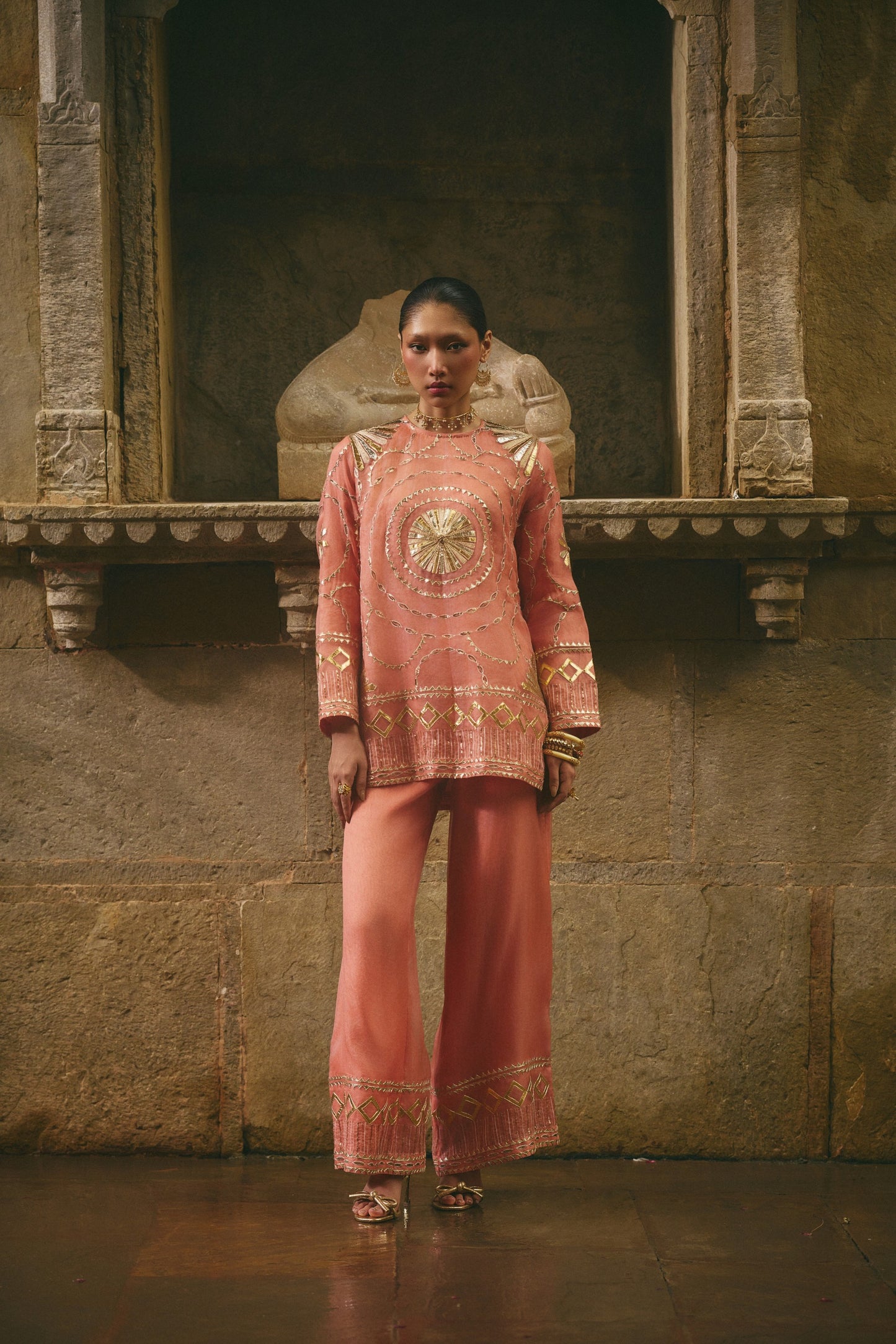 Rose Jaipur Co-ord set