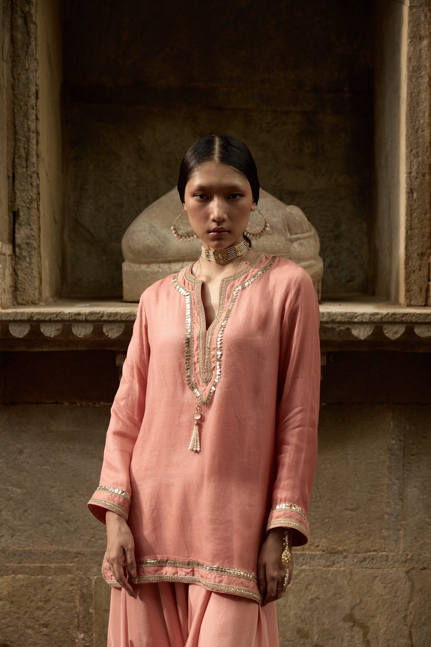 Dhoti & Short Kurti Set