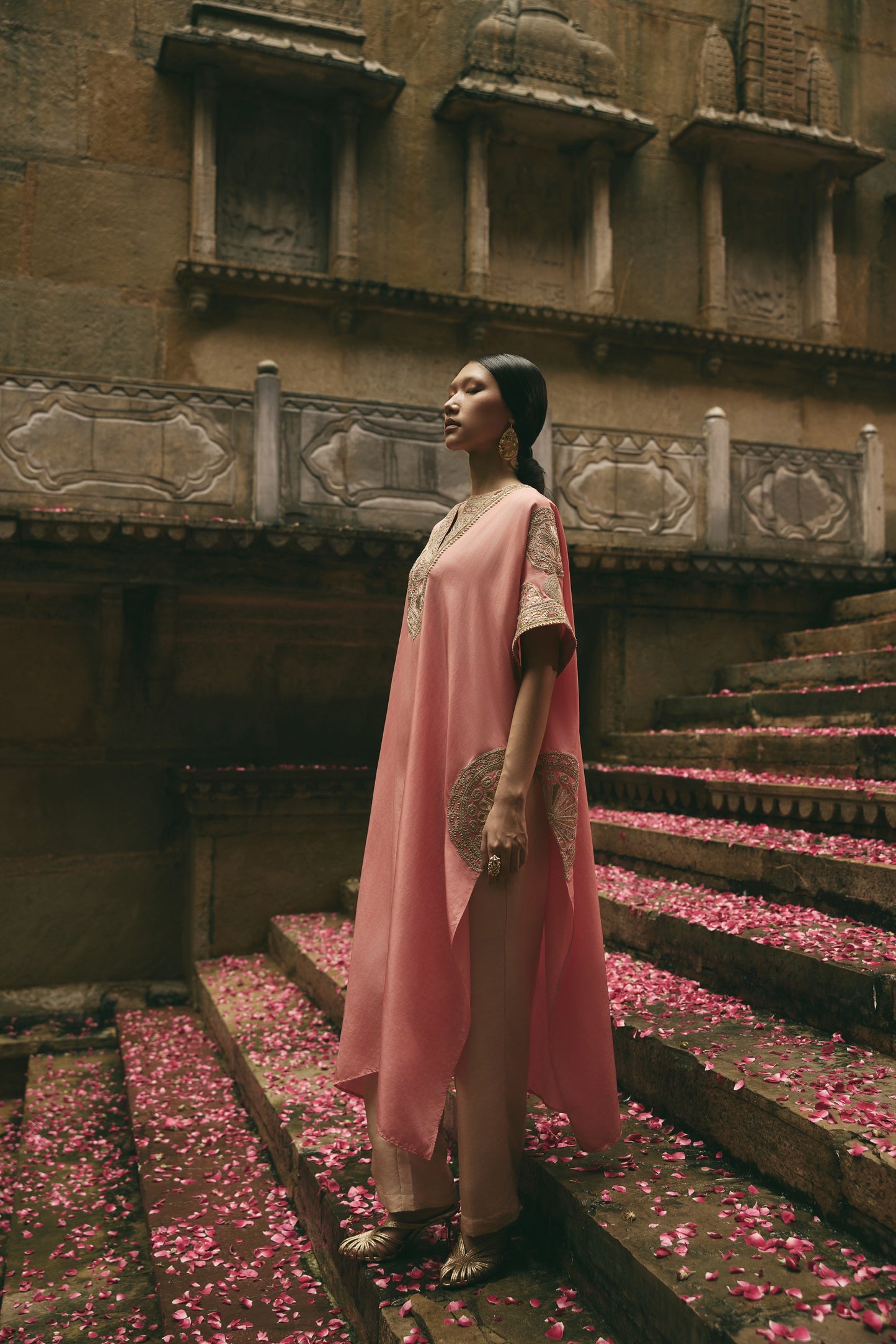 Pink Kaftan Set