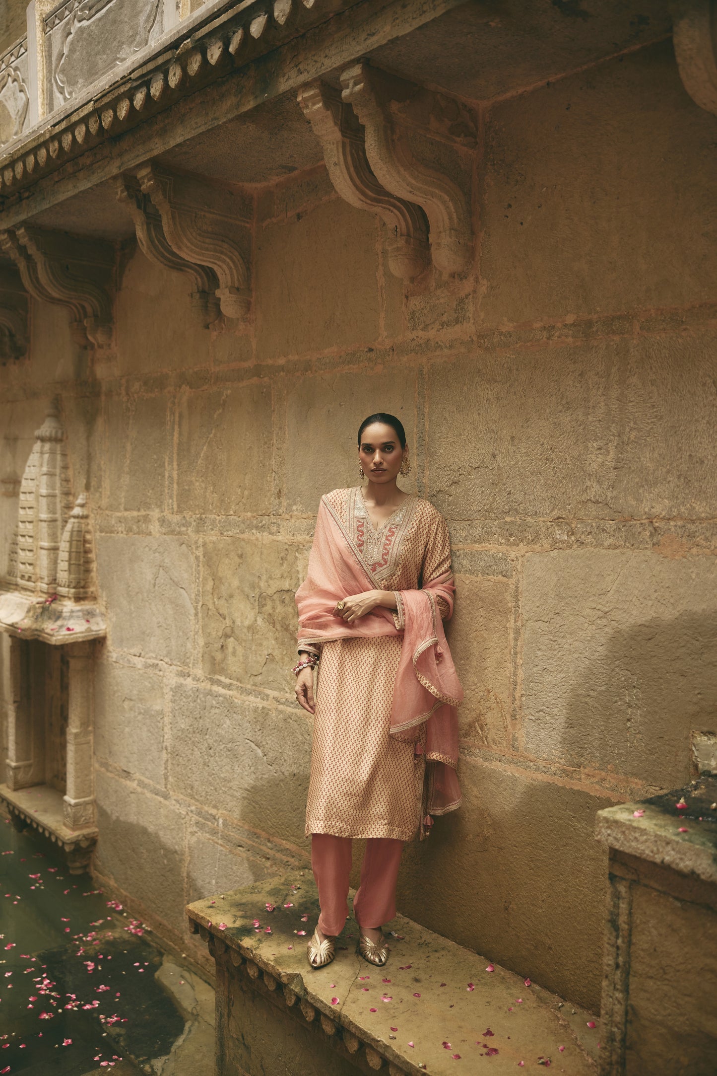 Bagru Long Kurta Set