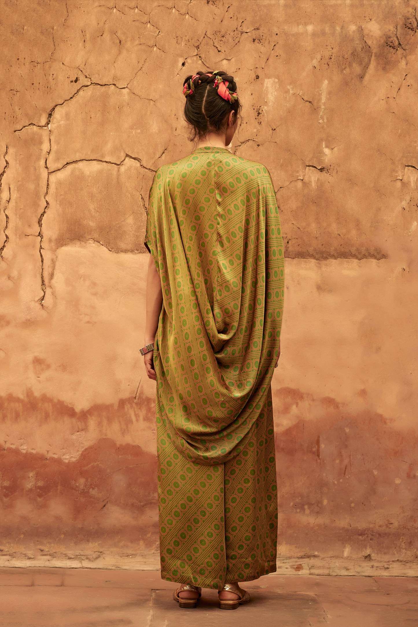 Green Cowl Co-ord Set