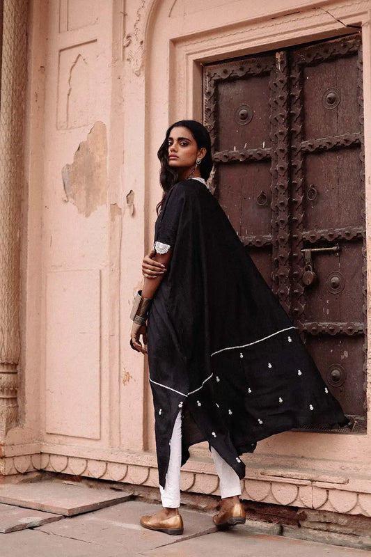 Black Kaftan Set