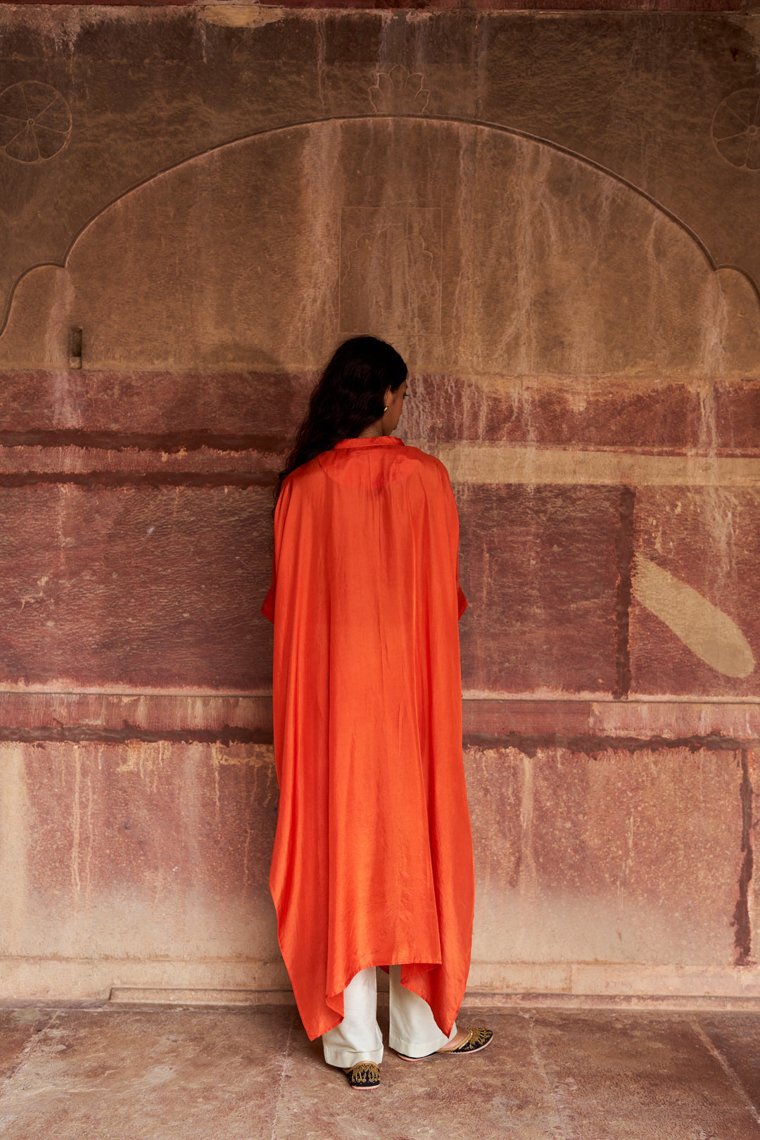 Kesariya Kaftan Set