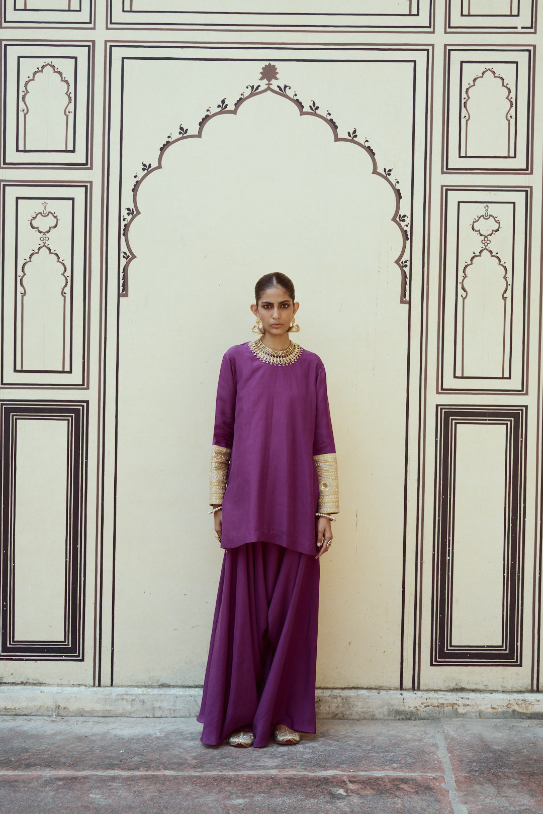 Jamuni Hand Dhoti Set