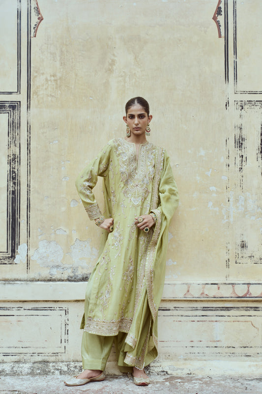 Green Tara Kurta Set