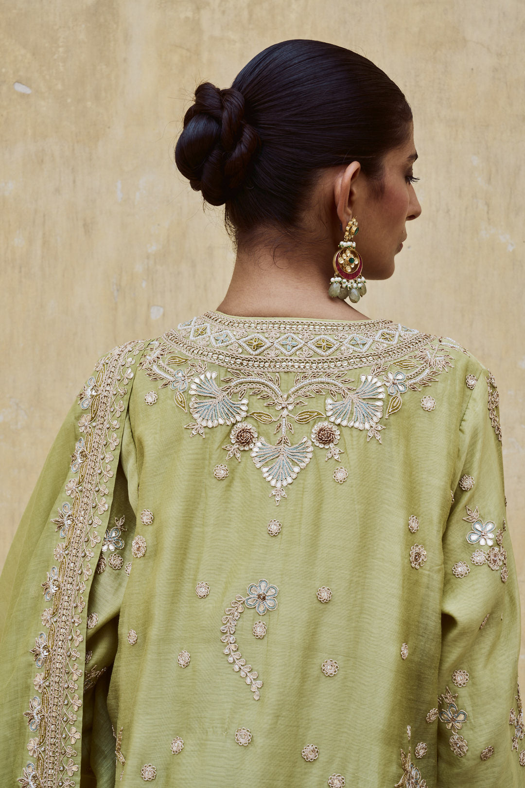 Green Tara Kurta Set