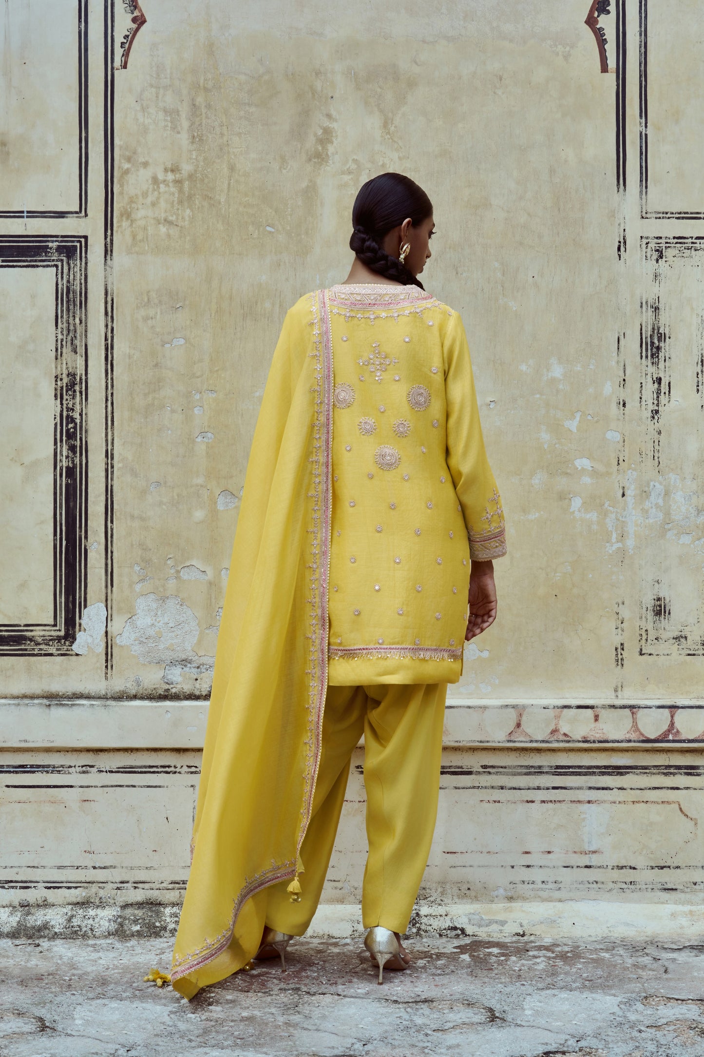 Yellow Moon Kurta Set