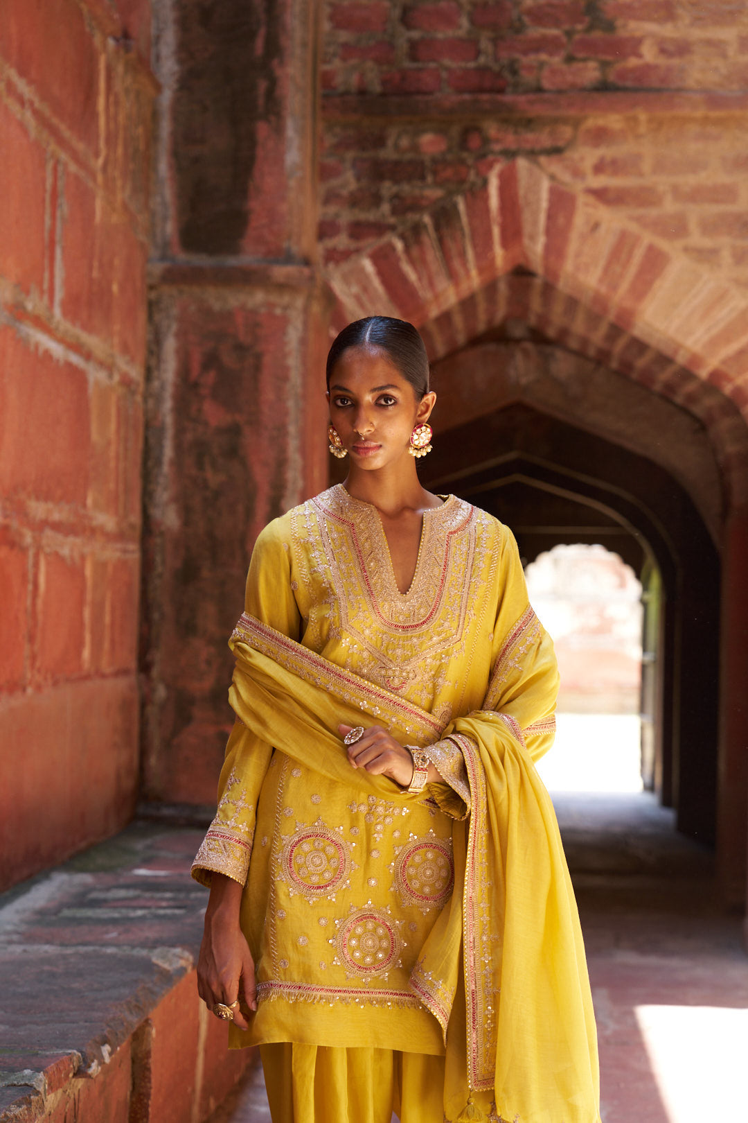 Yellow Moon Kurta Set