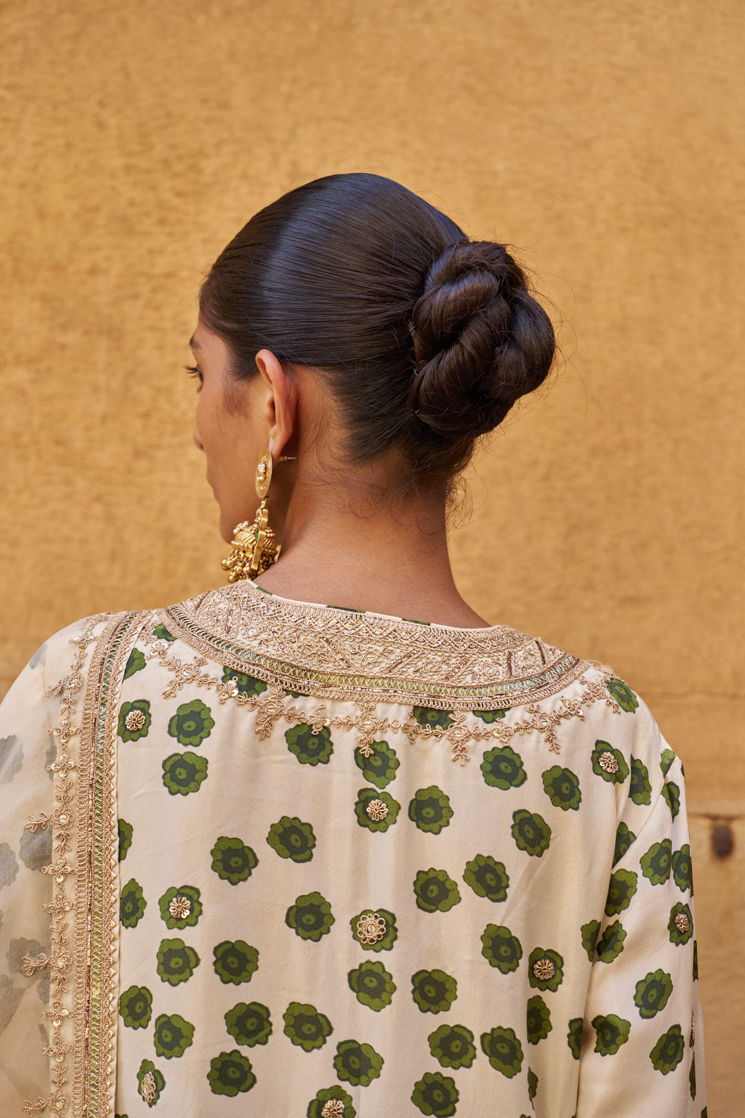 Leher Ivory Straight kurta Set