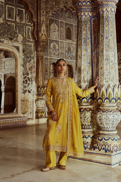 Yellow Tara Kurta Set