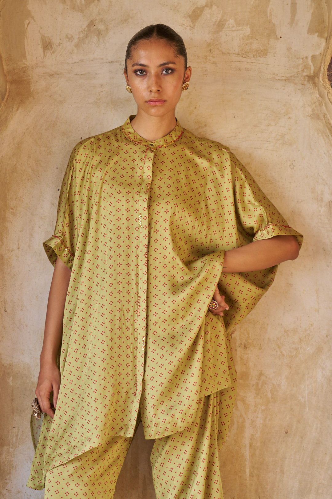 Green Printed Co-ord Set