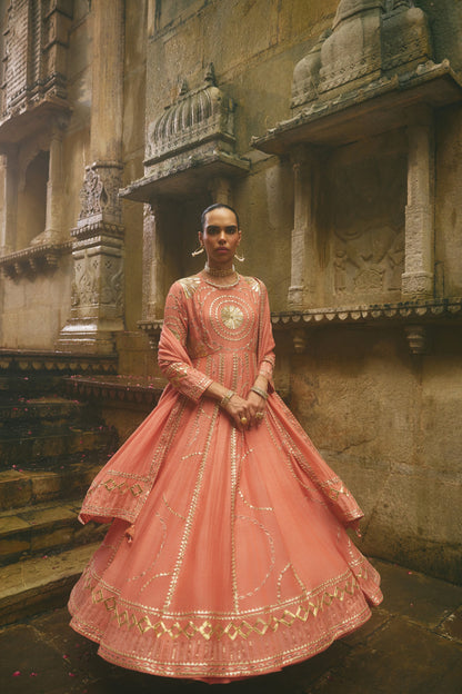 Rose Jaipur Anarkali Set