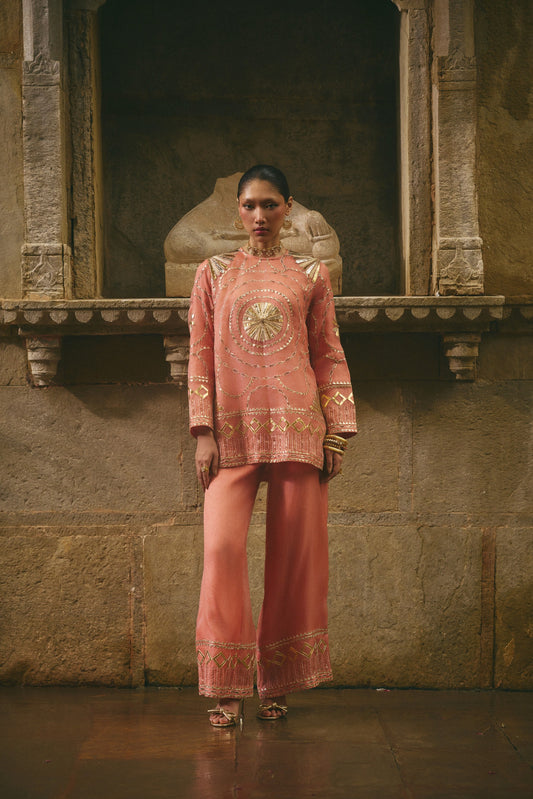 Rose Jaipur Co-ord set