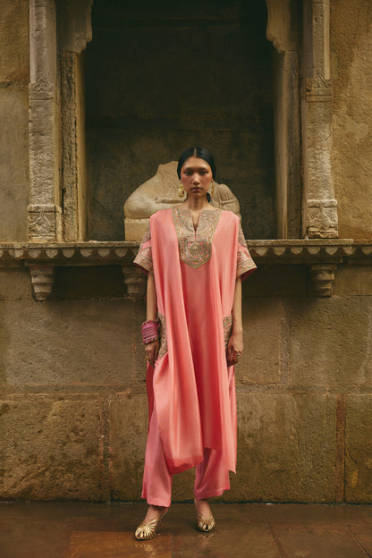 Pink Kaftan Set
