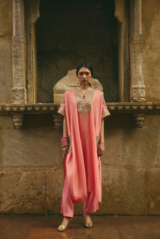 Pink Kaftan Set