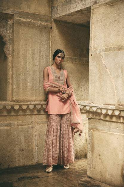 Rose Jaipur Sharara Set