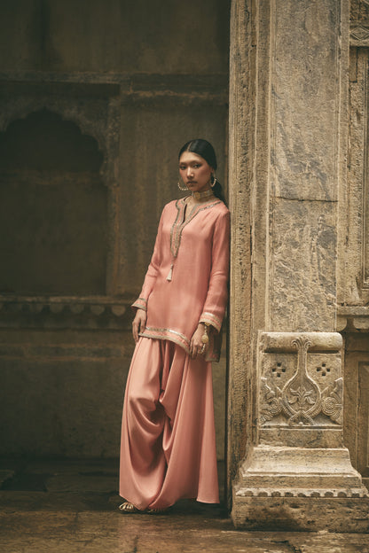Dhoti & Short Kurti Set