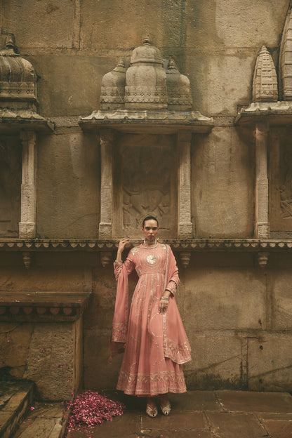Rose Jaipur Anarkali Set