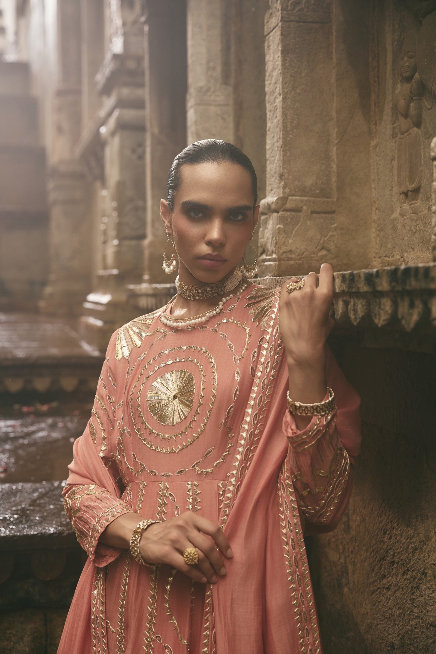 Rose Jaipur Anarkali Set