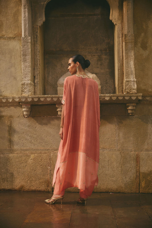 Rose Jaipur Kaftan Set
