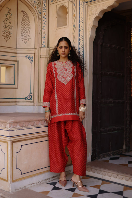 Short Kurti Dhoti