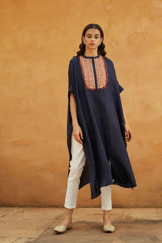 Boondi Blue Kaftan Set