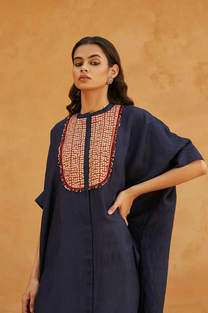 Boondi Blue Kaftan Set