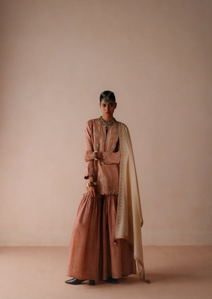 Zigzag Boondi Sharara Set