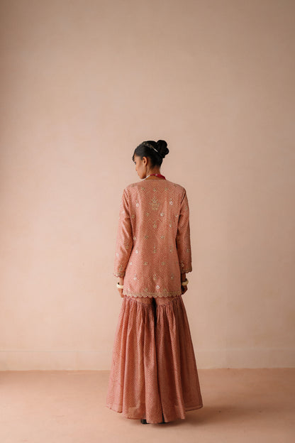 Zigzag Boondi Sharara Set