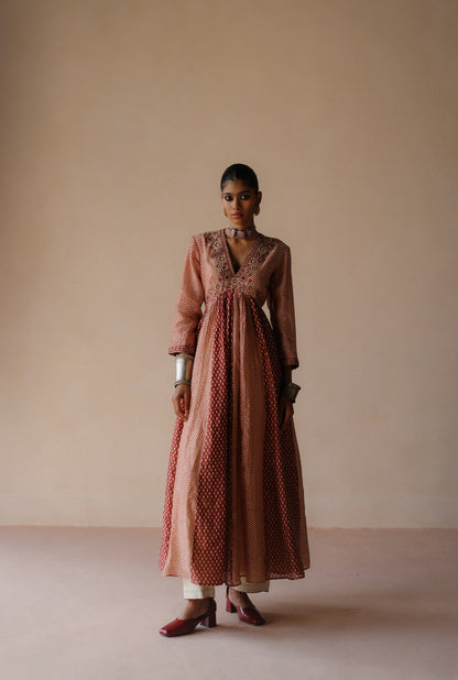 ZigZag Anarkali Set