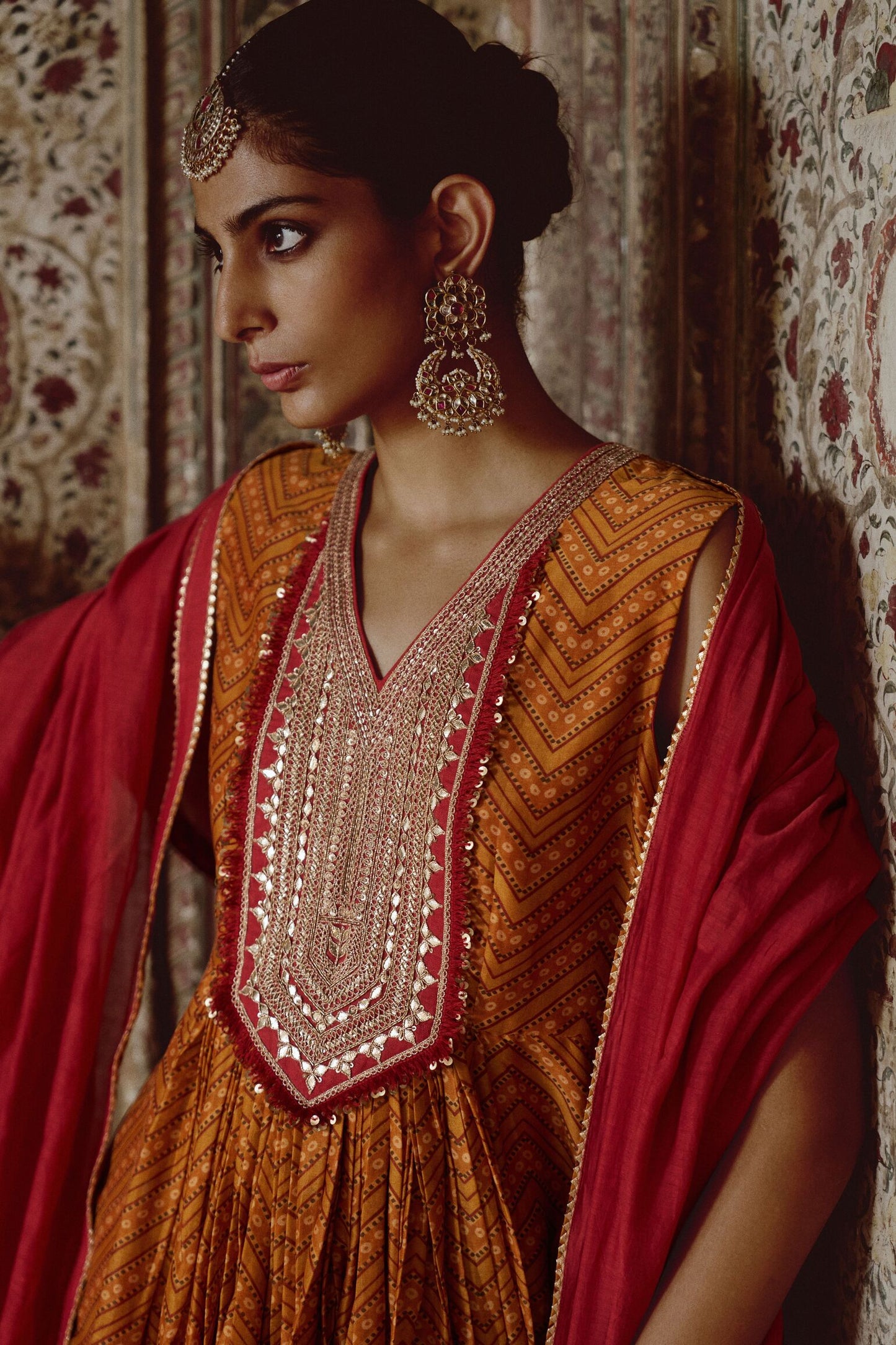 Zigzag Sharara Set
